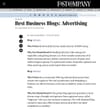 Fast Company - Best Business Blogs: Advertising