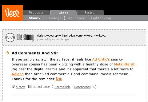 VEER: Ad Comments And Stir