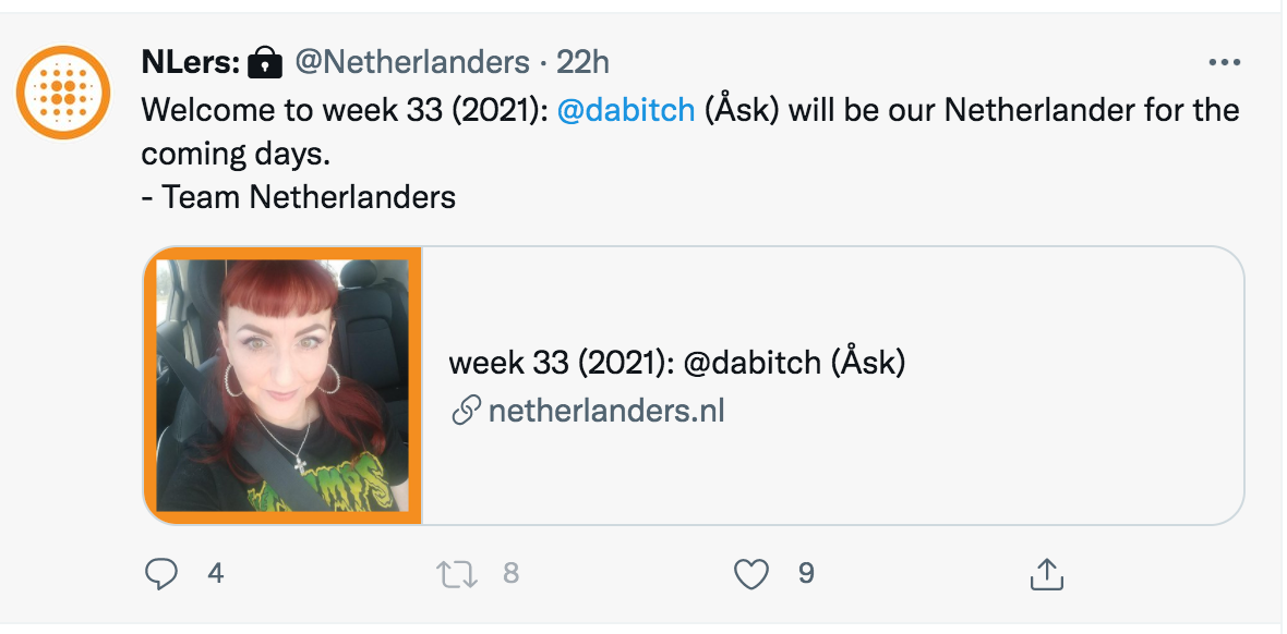 I hosted the @Netherlanders Twitter account and got the whole country shut down. Sort of.
